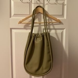 Oak + Fort - Vegan Leather Gathered Shoulder Bag